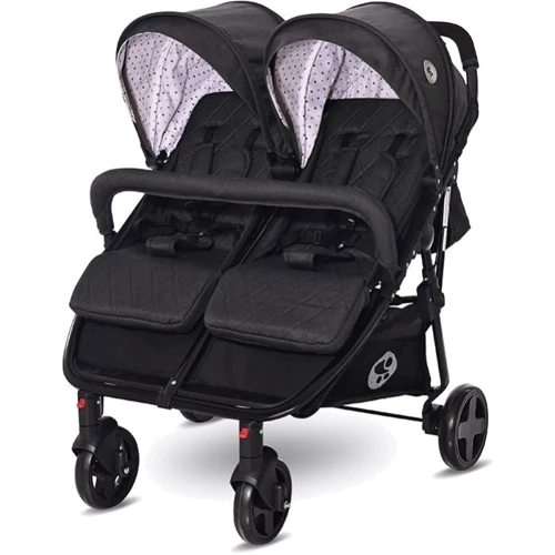 Коляска для двойни Lorelli DUO (black dots)