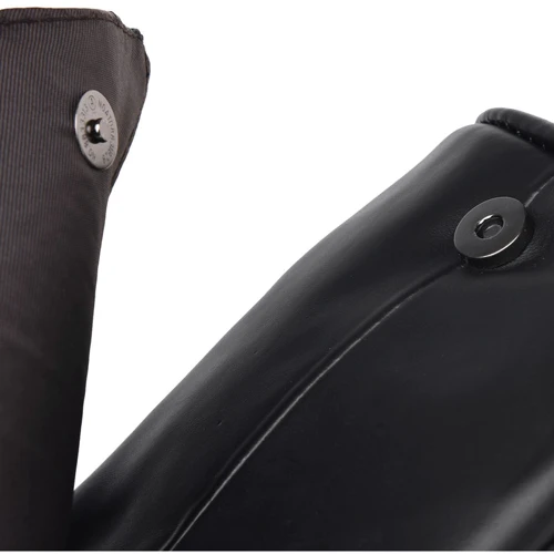 Мужская сумка через плечо Keizer черная (K1702-black): Застежка Магнитная