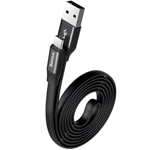 Кабель Baseus USB Cable to USB-C Nimble Portable 23cm Black (CATMBJ-A01): Тип USB Cable - USB-C