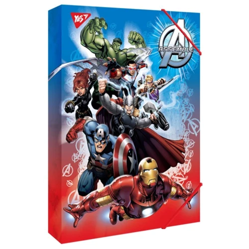 Папка для труда YES картонная A4 Marvel (491905)