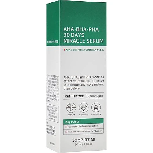 Some By Mi AHA.BHA.PHA 30 Days Miracle Serum Кислотна сироватка для проблемної шкіри 50 ml