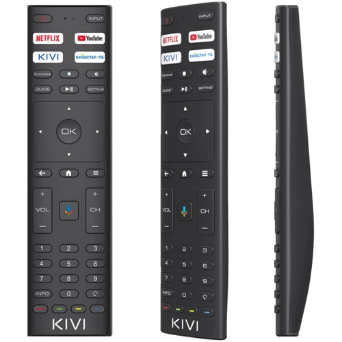 Телевизор Kivi 65U770QB: Выход в интернет Ethernet (RJ-45) / Wi-Fi