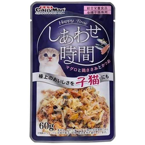 Влажный корм CattyMan Fish Feast for Kittens в желе для котят пауч 60г (57438)