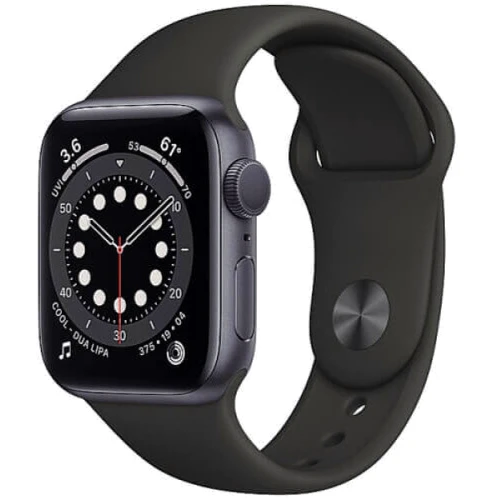 Apple Watch Series 6 40mm GPS Space Gray Aluminum Case with Black Sport Band (MG133) Approved Вітринний зразок
