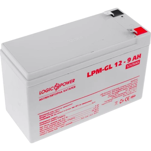 LogicPower LPM-GL 12В 9Ач (6563): Тип Аккумулятор