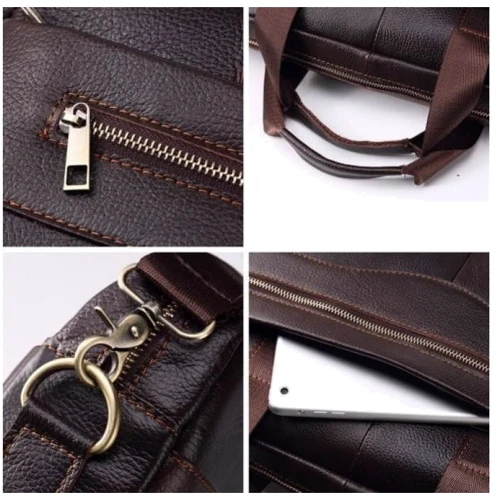 Bexhill Leather Bag Brown (Bx1128C) for MacBook 15" фото 11