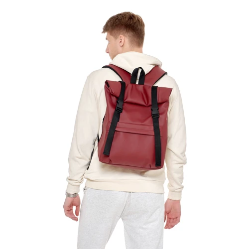 Чоловічий рюкзак Sambag RollTop LSH бордовий (24211005m)