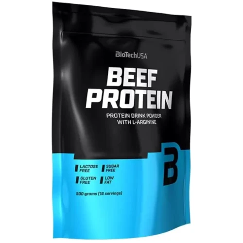 Протеин BioTechUSA Beef Protein 500 g / 16 servings / Strawberry