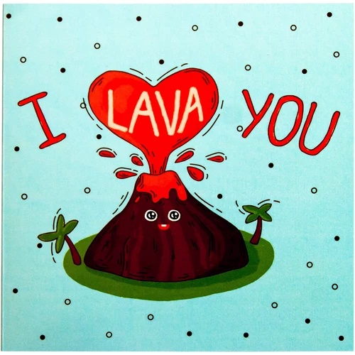 Открытка-шоколадка PAPAdesign "I lava you"