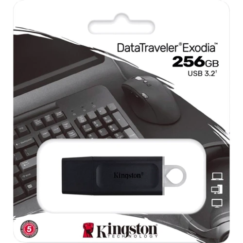 USB-флешка Kingston 256GB DataTraveler Exodia USB 3.2 White (KC-U2G256-5R) фото 4