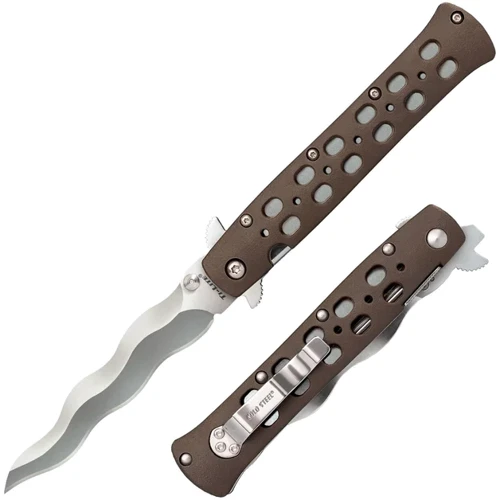 Нож Cold Steel 4" TI-Lite Kris Blade Zytel Handle Brown (CST CS-26SP): Количество инструментов 1