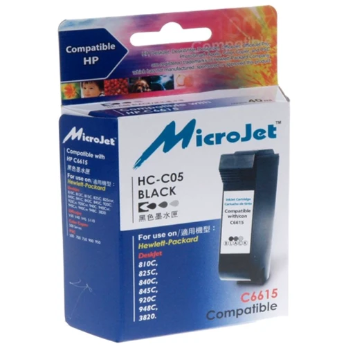 Картридж Microjet для HP №15 Black (HC-C05)