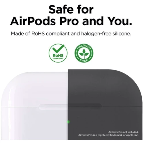 Чехол для наушников Elago Original Case Dark Grey (EAPPOR-BA-DGY) for Airpods Pro фото 2