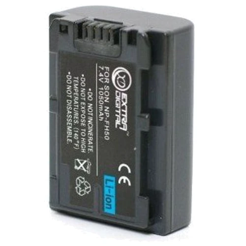 Extradigital для Sony NP - FH50, Li - ion, 1050 mAh (BDS2660): Сумісність Sony NP - FH50