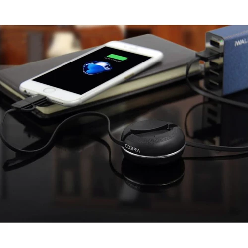 Кабель iWALK USB Cable to microUSB/Lightning Cobra Retractable 1m Black (CSC001): Довжина 1 м