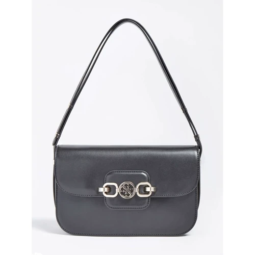Женская сумка через плечо Guess Hensely Cnvrtble Shoulder Bag черная (HWVG8113210-BLA)