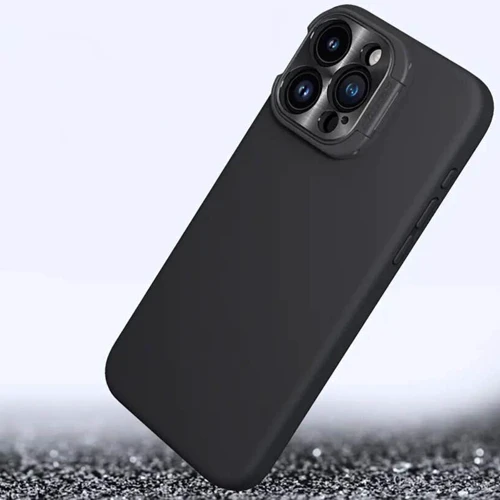 Чохол для iPhone Nillkin Silicone LensWing Magnetic Black для iPhone 15 Pro фото 5