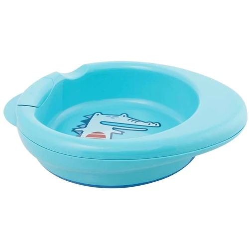 Термоустойчивая тарелка Chicco Warmy Plate голубой (16000.20)