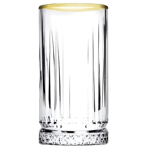 Набор высоких стаканов Pasabahce Elysia Gold 435 мл 4 шт (520015G-4)