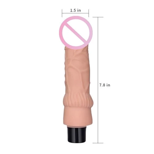 Вибратор LoveToy Real Softee Vibrator Flesh 7,8"