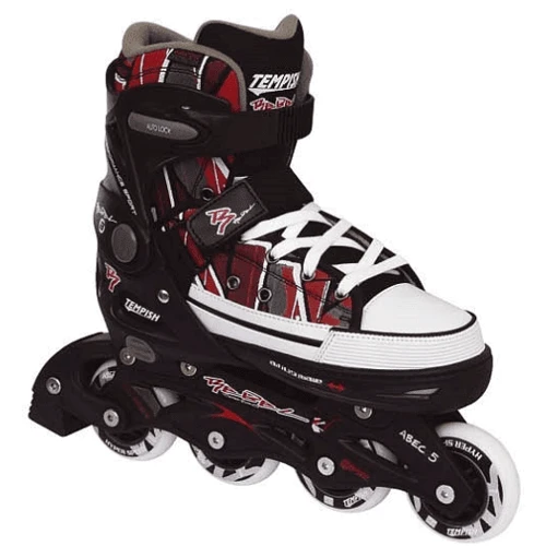 Роликовые коньки Tempish Rebel PP черный/33-36 раздвижные (10000000411/BLACK/33-36)