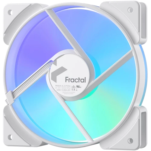 Кулер Fractal Design Prisma AL-12 ARGB PWM (FD-FAN-PRI-AL12-PWM-WT)