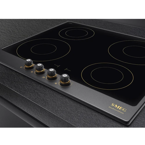 Варочная поверхность SMEG SI764AOM: Расположение панели Спереди посередине