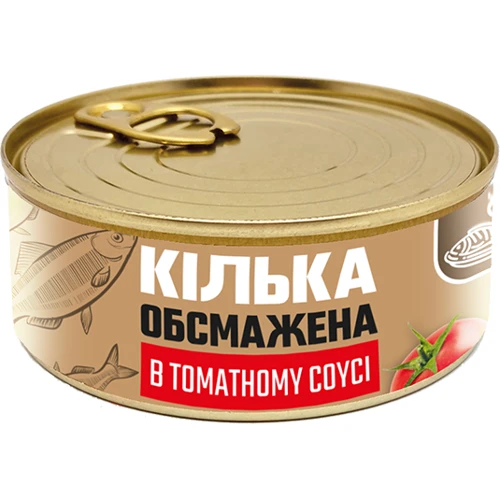 Килька BANGA обжаренная в томатном соусе 240 г (4751017402603)