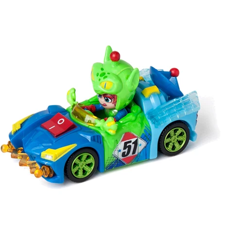 Машинка-конструктор T-Racers – Міксуй та драйвуй (з гонщиком, в ас., у дисплеї) (PTR1D208UA01)