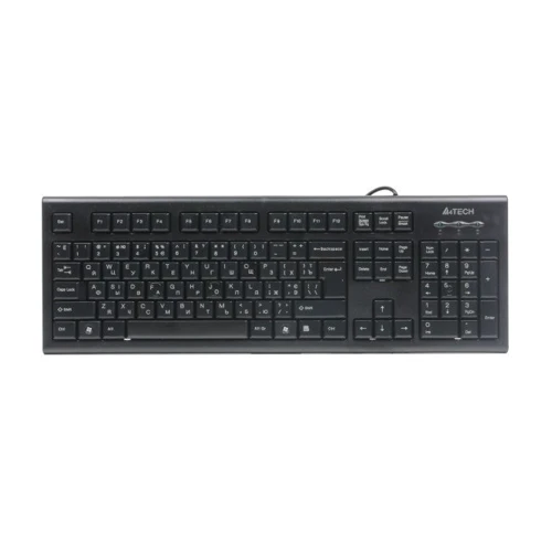 Комплект проводной A4Tech KR-8520D USB Black: Подключение проводное
