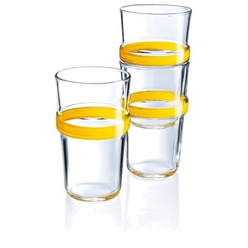 Стакан Luminarc CADENCE JAUNE 32 Rock 320 мл високий (L9590): Матеріал Скло