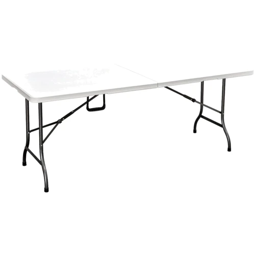 Стол складной AMF Крайcлер 180x75x74 пластик белый (521460)