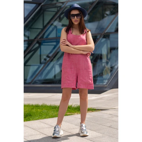 Комбинезон FLFashion Гавана ФКГ 3054 XXL-3XL розовый: Страна производитель Украина