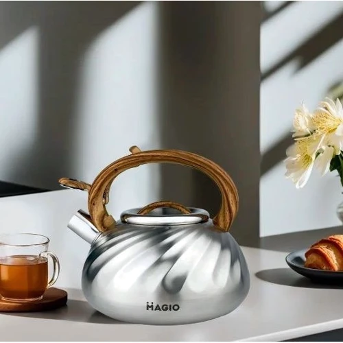 Чайник Magio 3л (1194MG): Область применения Для электрических плит, Для индукционных плит, Для галогенных/стеклокерамических плит, Для газовых плит