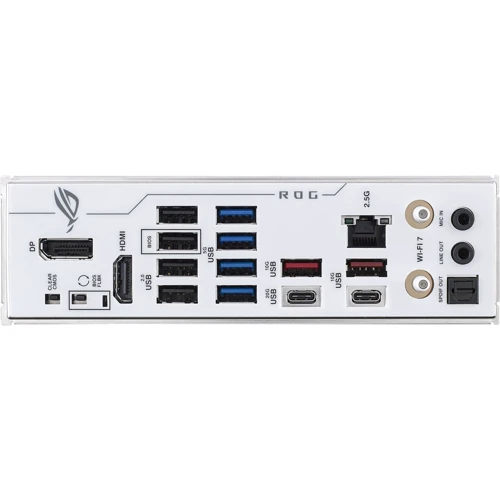ASUS ROG STRIX Z790-A GAMINGWIFI II: Разъемы на задней панели USB 2.0, USB 3.2 Gen 1, USB 3.2 Gen 2, USB Type-C, DisplayPort, HDMI, Ethernet RJ-45
