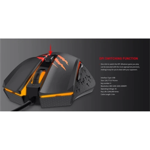 Мышь Havit HV-MS1027 Black: Интерфейс подключения USB