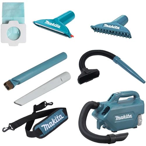 Пылесос Makita CL121DZ: Емкость пылесборника 0.5 л (0.3 л с мешком)