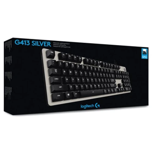 Клавиатура Logitech G413 Silver (920-008476): Тип клавиш механический