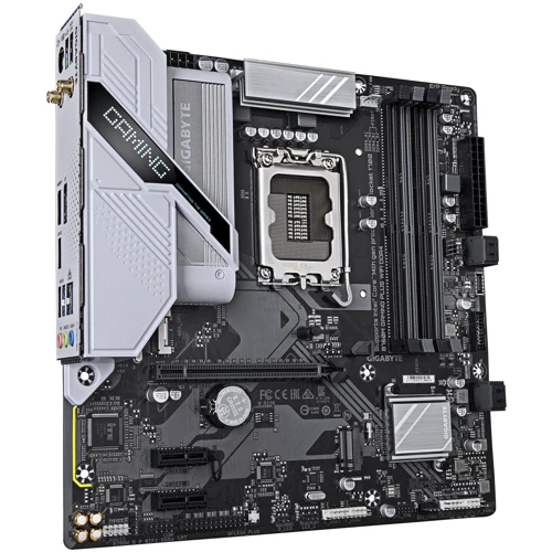 GIGABYTE B760M GAMING PLUS WIFI DDR4 UA: Оперативна пам'ять 4xDDR4 5333 МГц, до 128 ГБ