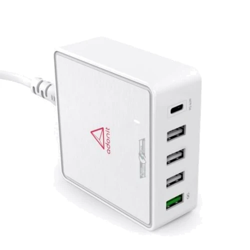 Зарядное устройство Adonit Wall Charger ThunderPort 4xUSB and USB-C H60 60W White