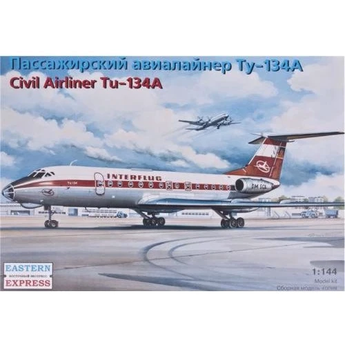 Модель Eastern Express Пассажирский авиалайнер Ту-134А (EE14416)
