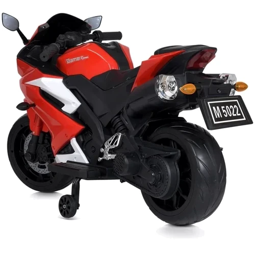 Дитячий електромотоцикл 2 колісний Bambi Racer 45W червоний (M 5022EL-3): Максимальна швидкість, км/год 7