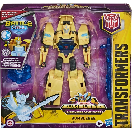 Игрушка Hasbro TRA Трансфoрмеры Кибервселенная Класс Истребители BATTLE CALL TROOPER BUMBLEBEE (E8227_E8373)