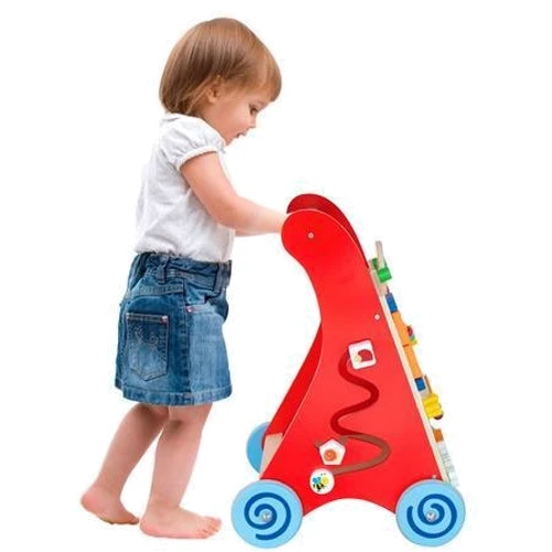 Дитячі ходунки-каталка Viga Toys з бізібордом (50950) фото 3