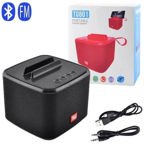 Портативная Bluetooth колонка T&G 801 Black фото 2