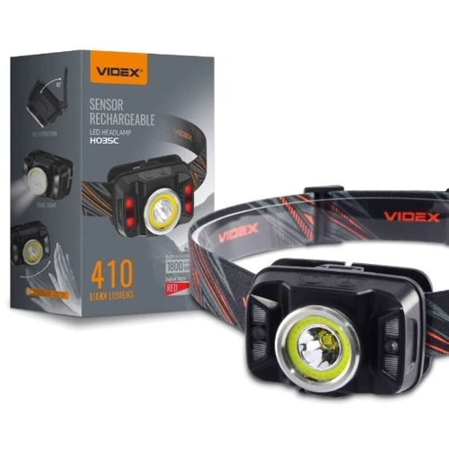 Ліхтар туристичний Videx 410Lm 5000K (VLF-H035C)
