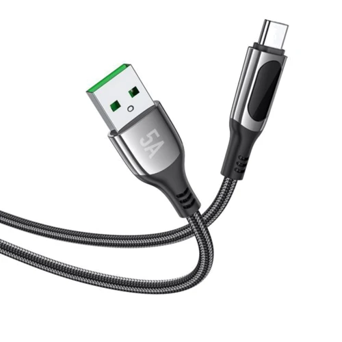 Кабель Hoco USB Cable to USB-C S51 5A 1.2m Black: Тип USB Cable - USB-C