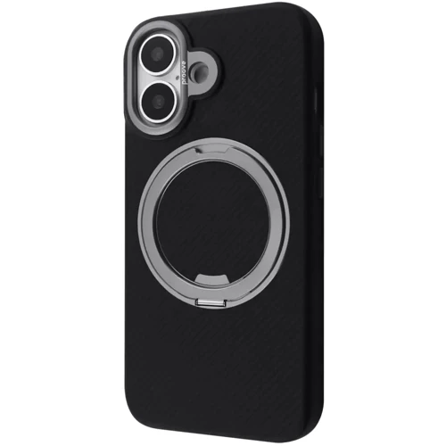 Чехол для iPhone Proove Reinforce Case with Magnetic Ring Gray for iPhone 17