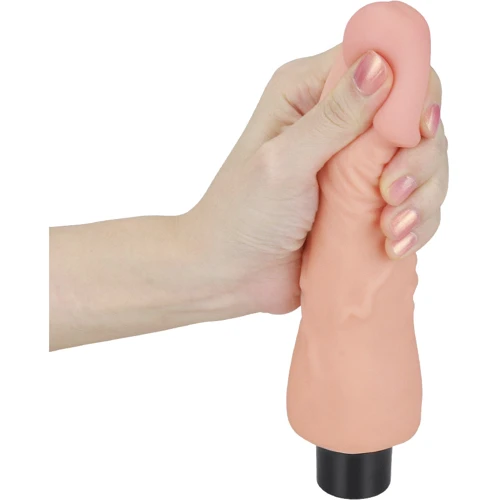 Реалистичный вибратор LoveToy Real Softee Vibrator Flesh 7"