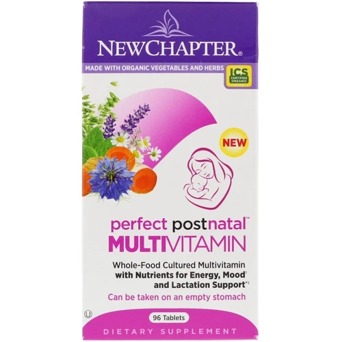 New Chapter, Perfect Postnatal Multivitamin, 96 Vegetarian Tablets (NCR-0376)